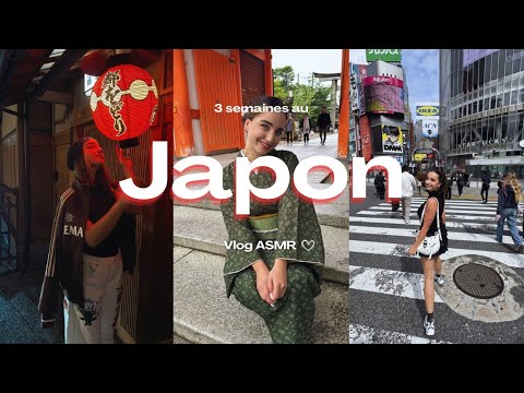 VLOG ASMR : MON VOYAGE AU JAPON 🇯🇵✈️