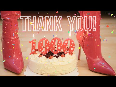 ASMR - Crushing a cake with boots - Bonus: #barefoot Part