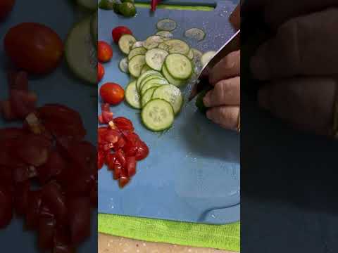 Food ASMR | Cutting Random Food to make “Acar Timun”
