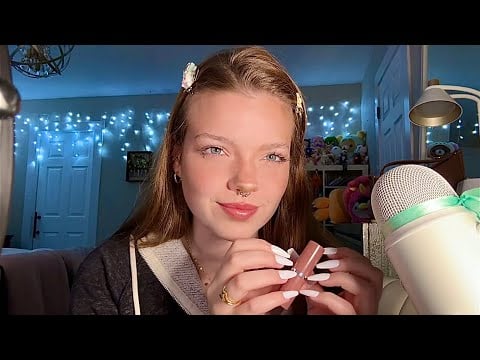 ASMR Gentle Makeup Tutorial 🫧 | Whispering, Tapping + Soft Brushing