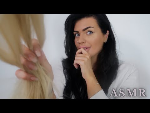 ASMR Sweet Girl Plays With Your Hair In Class 💕 (hair brushing / personal attention role play)