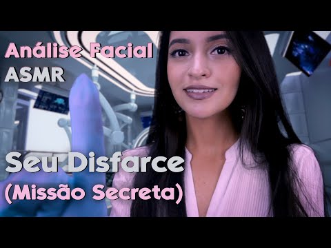 ASMR ANÁLISE FACIAL: Consulta pra Disfarce (Missão Secreta) 🕵️ ASMR Original, ASMR Futurista