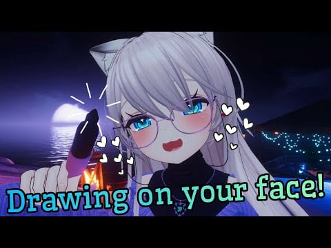 drawing on your face (lots of personal attention!) | ASMR