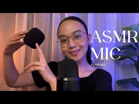 ASMR Mic Pumping & Swirling ( Fast & Slow)  With Rambles