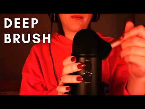 MOST Tingly Fast and aggressive Mic Brushing Ever… 😳✨ with Blowing 😴 You’ll Fall Asleep Fast