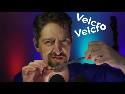 ASMR Satisfying Velcro (No Talking) Sensitive Mics