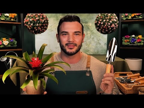 ASMR Pruning Your Garden 🪴 Tracing Your Leaves (Sleep Spray, Soil Mixing, Negative Plant Cutting)