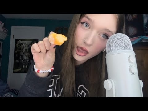 ASMR eating mochi 🍡(sticky mouth sounds + chewing sounds)