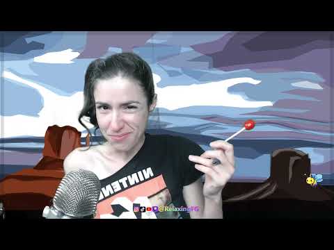 ASMR - Light Roleplay: Taking your order with an attitude and a Blow Pop