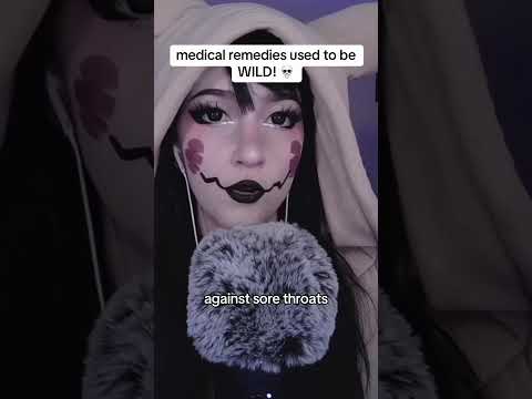 old medical remedies were WILD 💀 || #asmr #asmrshorts #altgirl #gothgirl