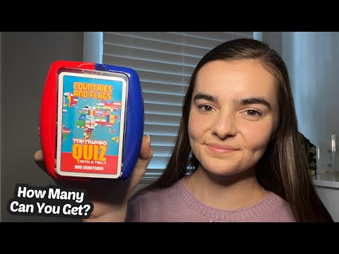 ASMR Whispering 90 Geography Trivia Questions