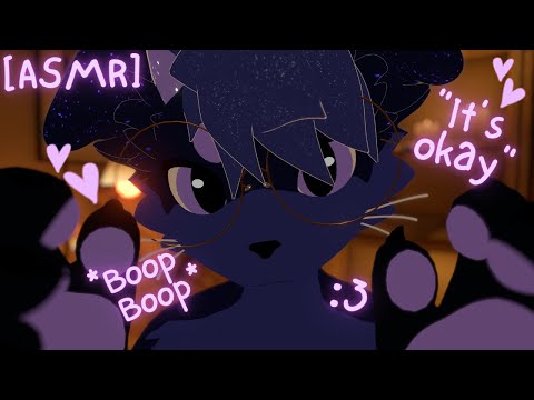 [Furry ASMR] Silly goober gives you late night tingles :3 [Sleep-aid] [Soft-spoken] [Mouth sounds]
