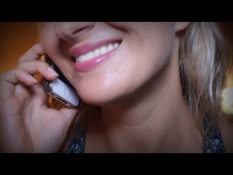 Soothing PHONE CALL: Binaural ASMR soft spoken role play with RELAXATION music for sleep