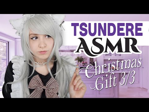 Cosplay ASMR - TSUNDERE Cat-Maid Roleplay ~ In the Kitchen PART 2 - ASMR Neko