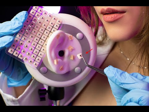 Asmr acupuntura con tratamiento médico para dormir y la ansiedad | ASMR Español | Asmr with Sasha