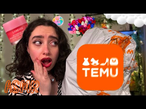 🌙 ASMR FRANÇAIS : OMG !! J'AI DÉVALISÉ TEMU, BIG HAUL !! 😱🛍️ #asmr #haul #temu