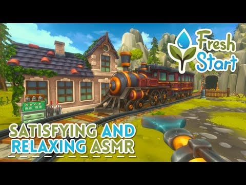 ASMR 🍃 Satisfyingly Cleaning Up the Earth 🧼 Fresh Start Cleaning Simulator