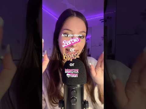 Il y avait aussi Monster High… aucune idée c’est quoi 😅 #asmr #asmrfrançais #barbiegirl #asmrvideo