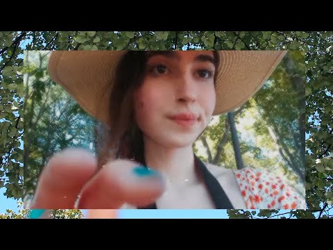 Outdoor ASMR🌳💅Tapping en ÁRBOLES y sonidos naturales