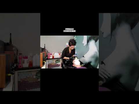 미용실ASMR 시각과청각의 활성화 #멋내기새치커버 흰머리도 먹으면서 밝게~Hair salon ASMR visual and hearing activation
