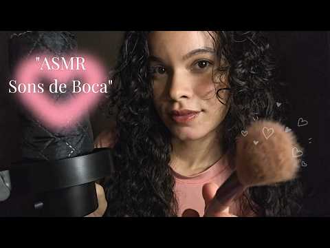ASMR Sons de Boca + Pincel na Tela 😴 | Contagem Regressiva para Dormir Rápido💤