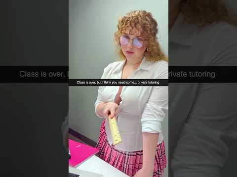 How often do you want these “private tutoring” sessions? 😉