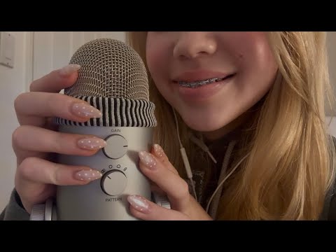 ASMR mouth sounds with BRACES | teeth tapping, inaudible whispering