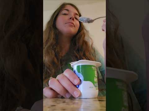 Female Giant Shares Breakfast With Tiny #asmr #asmrsounds #eating #healthy  #breakfast ##asmreating