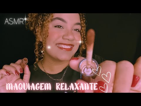 ASMR MAQUIANDO VOCÊ ATÉ VOCÊ DORMIR 😴💤