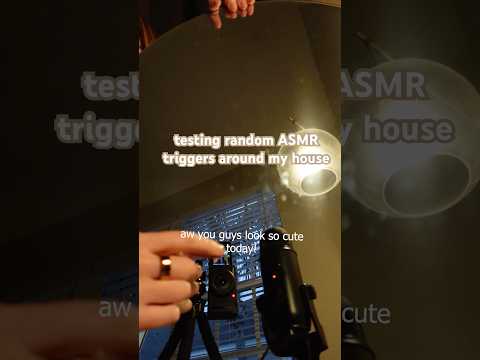 asmr on random objects til my ASMR blows up part 1 😝 #asmr #asmrtriggers #asmrshorts