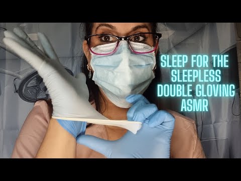 ASMR DOUBLE GLOVING SLEEP AID RELAXATION