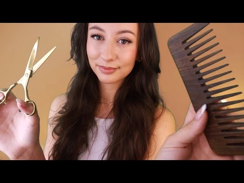 ASMR Sleep Inducing Haircut Roleplay 😴 ✂️ Hair Wash, Scalp Massage & Trim