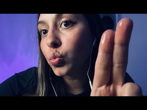 ASMR ✨ TE DEPILO LAS CEJAS + SPIT PAITING / MOUTHSOUNDS Y MIMOS ❤️🎙️roleplay 🤩