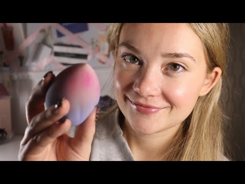 ASMR Best Friend MAKEOVER Roleplay! Make Up Sounds, Lip Products, Perfume