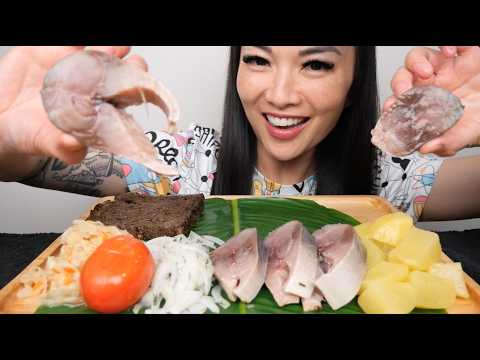 PICKLE MACKEREL (ASMR EATING SOUNDS) LIGHT WHISPERS | SAS-ASMR