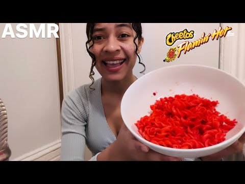 ASMR Español- PROBANDO MAC N CHEESE DE HOT CHEETOS POR PRIMER VEZ (FAIL😢)