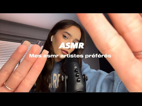 ASMR- Mes ASMR artistes préférés 👐🏻