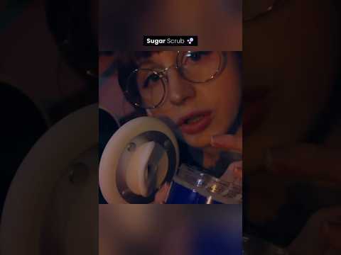 Sugar Scrub Ear Massage #asmr