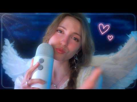 ASMR te doy BESITOS hasta que te duermas 🌙 Ángel enviado para ti te cuida 🕊️【Atención Personal RP】