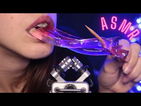 ASMR | JELLY STRAWS (MUKBANG)