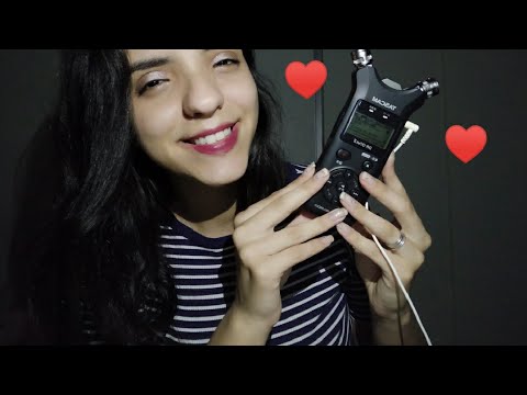 ASMR-  TESTANDO MICROFONE NOVO