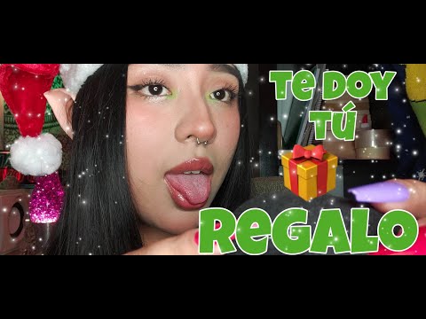 ASMR ESPAÑOL // Ayudante de santa te da tu regalito 🎁