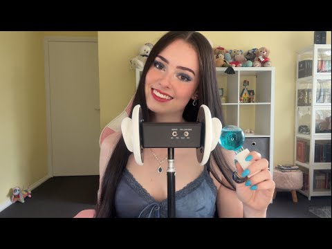 ASMR 3dio trigger assortment 🫐 (30+ mins)