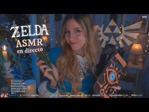 ASMR ZELDA BOTW 🌿 2H BLUEYETI: sonidos, masajes, cantos y visuales✨🔴 LIVE