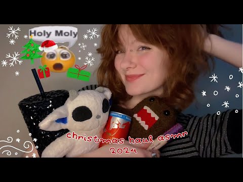 asmr🎄what I got for christmas 2024!! | gift haul , alternative style , whisper + soft spoken ramble