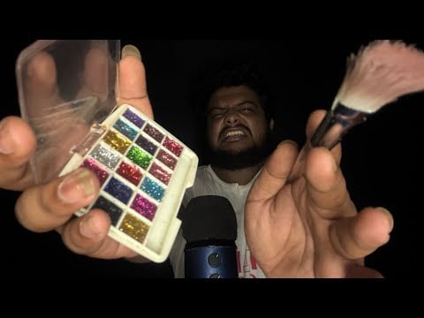 ASMR Spit Painting Makeup 💄 