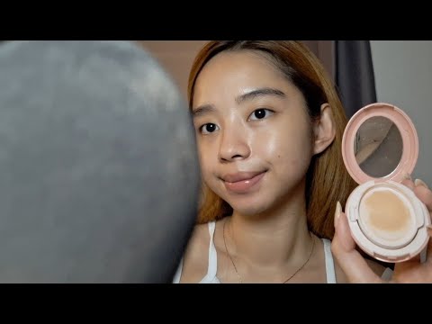 ASMR doing ur spring make up 🌸 (mouth sounds)