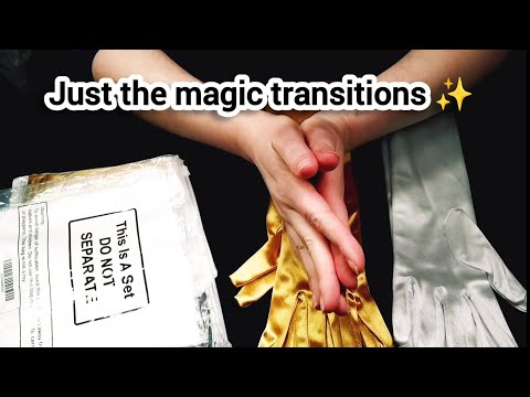 ✨ Just the Magic Transitions ✨ Satin Gloves and Scarves ASMR 🧤🪔