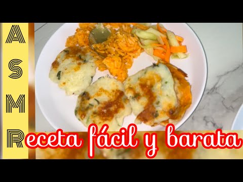 ASMR RECETA DE TORTITAS DE PAPA