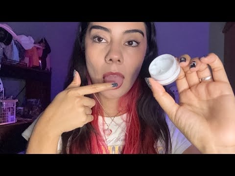 ASMR ☆ SPIT PAINTING te pongo cremita 